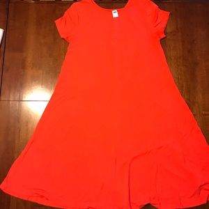 Coral Old Navy Swing Dress